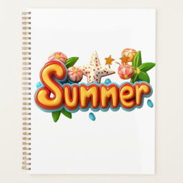 Färgfull sommartext med Beach Inslag