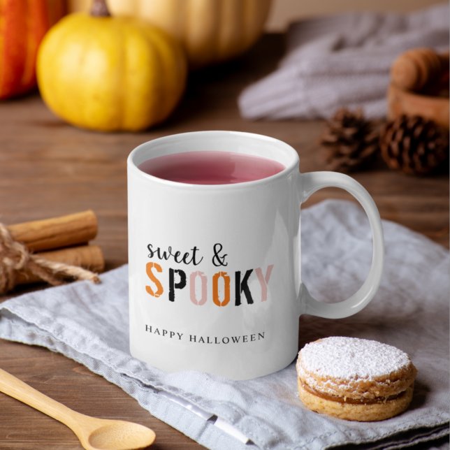 Färgfull sötsak och taloky | HAPPY HALLOWEEN Kaffemugg (Skapare uppladdad)