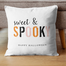 Färgfull sötsak och taloky | HAPPY HALLOWEEN Kudde
