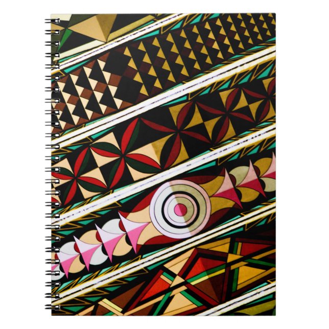 Färgfull spansk arkitektur anteckningsbok (Framsidan)