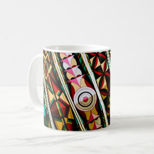 Färgfull spansk arkitektur kaffemugg