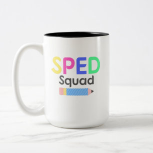 Färgfull Speciell utbildning, sped Squad Två-Tonad Mugg