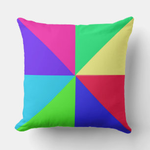 Färgfull Spiral Pillow Kudde