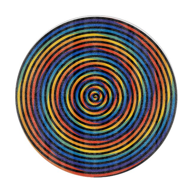 Färgfull Spiral Swirl (Framsidan)