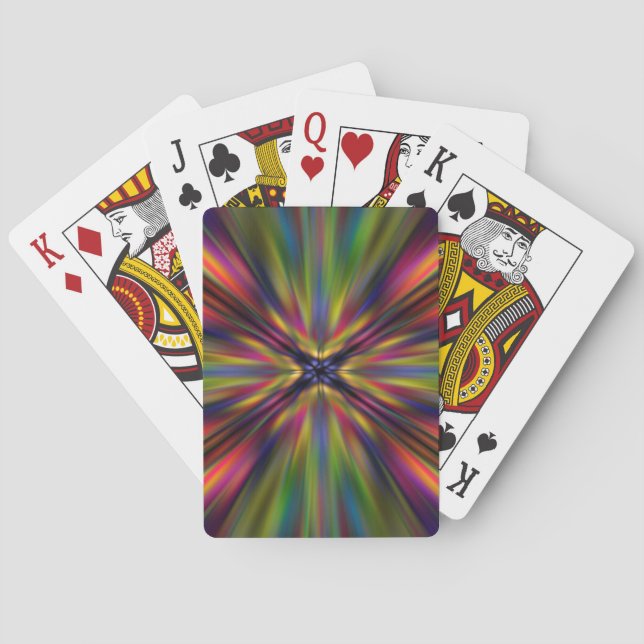 Färgfull starster casinokort (Baksidan)