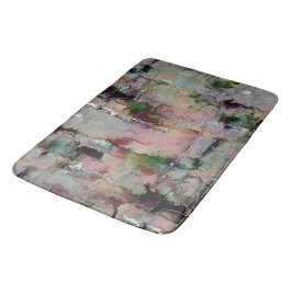 Färgfull sten dominerade lax till grönaktigt grått badrumsmatta