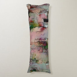 Färgfull sten dominerade lax till grönaktigt grått kroppskudde