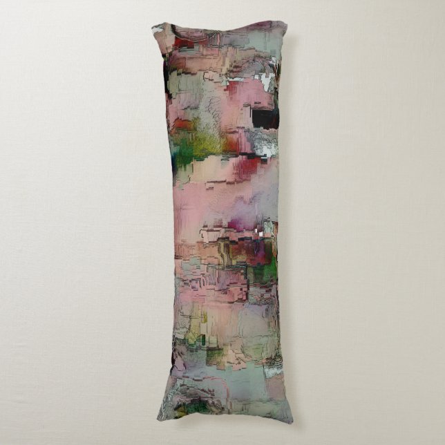 Färgfull sten dominerade lax till grönaktigt grått kroppskudde (Framsidan Vertikal)