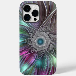 Färgfull stor blomma Abstrakt Trippy Fractal Art