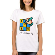 Färgfull Sudoku Puzzle Illustration T Shirt