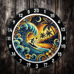 Färgfull surfare i Tropiska Vibes Darttavla<br><div class="desc">Skapa ett tropiskt paradis i ditt spelrum, människogrotta eller sovrum med "Colorful Surfer in Tropical Vibes". Den här djärva, abstrakt-grafiken ger högerna från stranden in i ditt område. Surfarern figur, som skisserats mot en pulserande blandning av tropiskt färg, tillför en känsla av rörelse och upphetsning, perfekt för alla som kärlekar...</div>