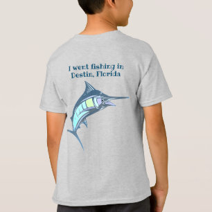Färgfull svärdfisk Fiske i Souvenir T Shirt