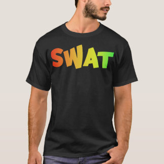 Färgfull SWAT Soldier T Shirt