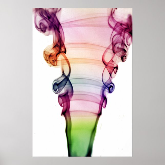 Färgfull swirl poster (Framsidan)