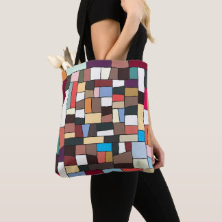 Färgfull sydkoreansk Tote Bag Tygkasse