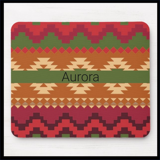 Färgfull sydvästra Aztec-design Musmatta (Skapare uppladdad)