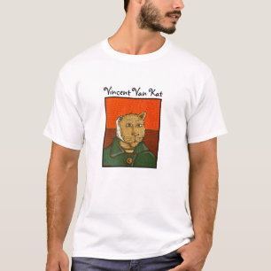Färgfull t-shirt av katt