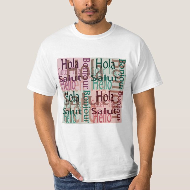 Färgfull T-shirt-för manar T Shirt (Framsida)