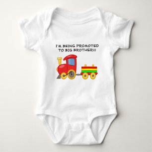 Färgfull Tåg Big Brother Infant Tshirt T-shirt