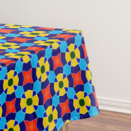 Färgfull talavera Tile tabletter Tabecloth