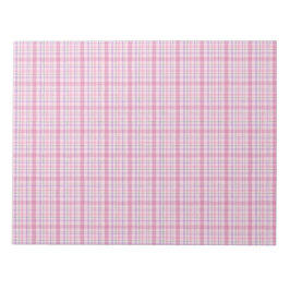 Färgfull Tartan-julkort, kuvert Liner Anteckningsblock