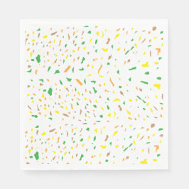 Färgfull Terrazzo Biet Pappersservett