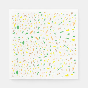 Färgfull Terrazzo Biet Pappersservett