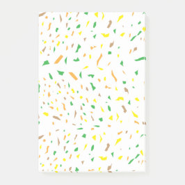 Färgfull Terrazzo Biet Post-it Block