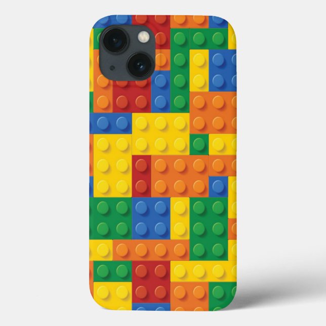 Färgfull Tetris iPhone 8/7 Fodral (Baksida)
