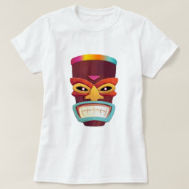 Färgfull Tiki T Shirt