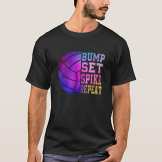 Färgfull Tonåring Girls Spike för engångsuppsättni T Shirt