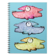 Färgfull toothy-fisk från lycklig i havet