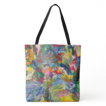 Färgfull tote Bag Aesthetic Groovy Shopping Tote