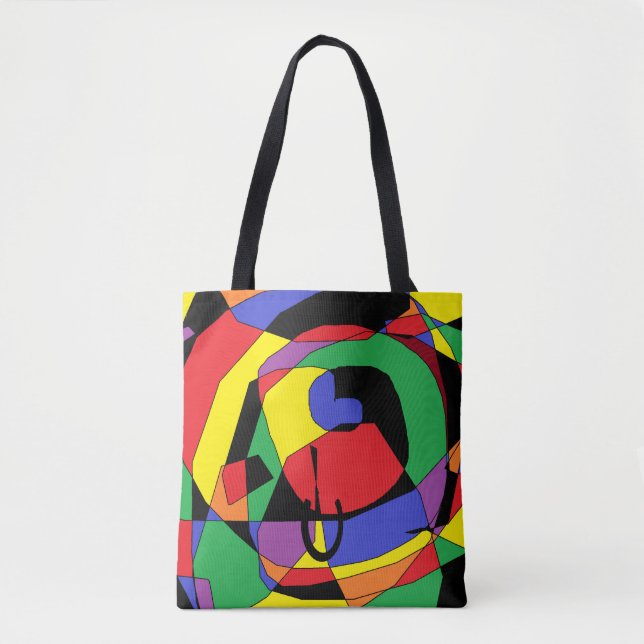 Färgfull Tote Bag färsk flerfärgad design Tygkasse (Framsida)