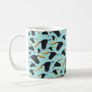 Färgfull Toucan Tropical Bird Mönster Kaffemugg
