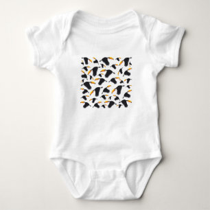 Färgfull Toucan Tropical Bird Mönster T Shirt