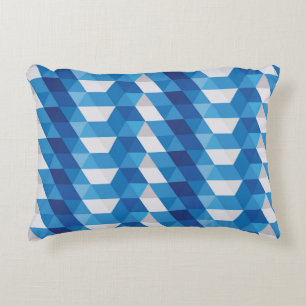 Färgfull triangel Geometric Mönster Prydnadskudde