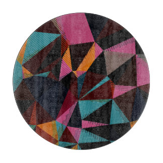 Färgfull trianglar Abstrakt Geometrisk bakgrund.
