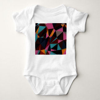 Färgfull trianglar Abstrakt Geometrisk bakgrund. T Shirt