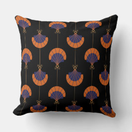 Färgfull Tropical Geometric Minimalist Fläkt Art Kudde