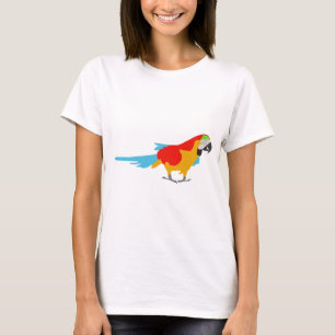 Färgfull Tropical Macaw T Shirt