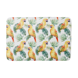 Färgfull Tropical Parrot Bath Mat Badrumsmatta
