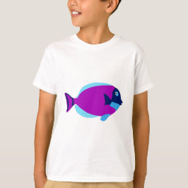 Färgfull tropisk fisk t shirt
