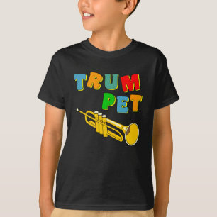 Färgfull trumpet t shirt