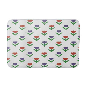 Färgfull tulip Bath Mat Badrumsmatta