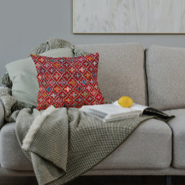 Färgfull turkisk matta Matta Antique Kilim Kudde