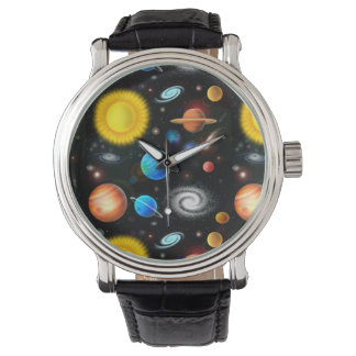 Färgfull Universe astronomy Watch Armbandsur