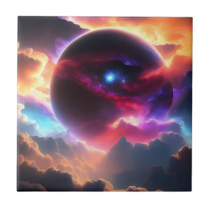 Färgfull universell kakelplatta