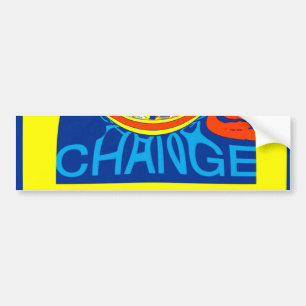 Färgfull USA-förändring: Festive Design Bildekal