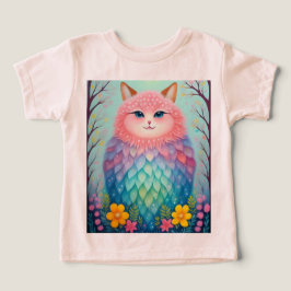 Färgfull utskrift T-Shirt av fantasyska djur